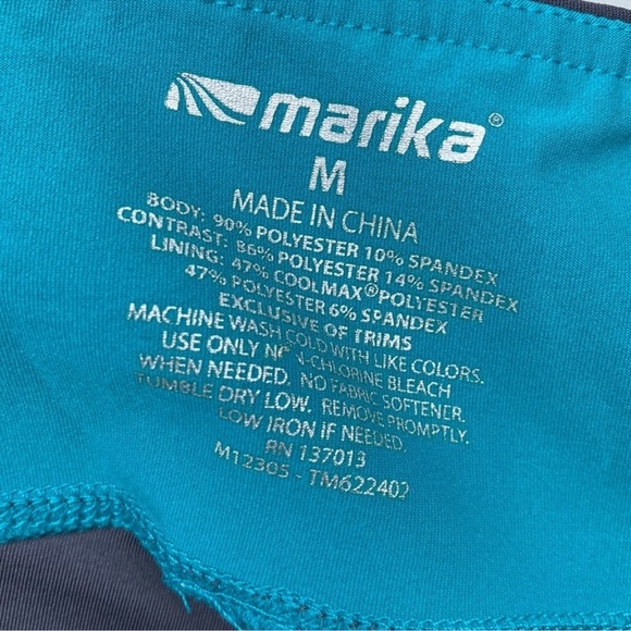 Marika Teal and Gray Activewear Size M - Picture 5 of 5